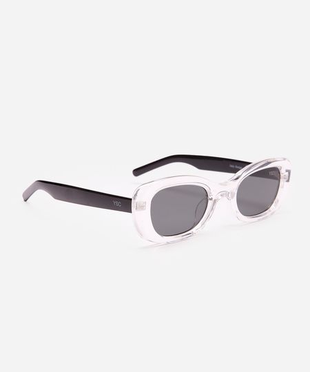 óculos de sol feminino oval transparente UNICO