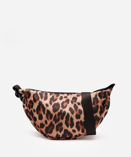 bolsa tiracolo transversal animal print bege UNICO bolsa tiracolo transversal animal print bege UNICO