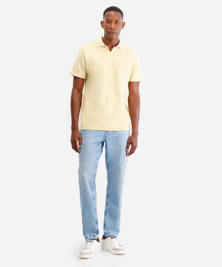 calça reta masculina jeans azul 38