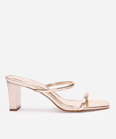 tamanco verniz salto médio tiras finas oneself dourado 34 tamanco verniz salto médio tiras finas oneself dourado 34