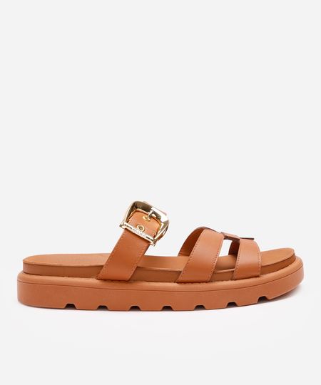 papete flatform feminina com fivela vizzano marrom 36 papete flatform feminina com fivela vizzano marrom 36