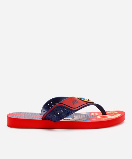 chinelo infantil ipanema sonic vermelho 29-30