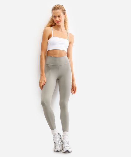 calça legging cintura alta com bolso esportiva ace verde P