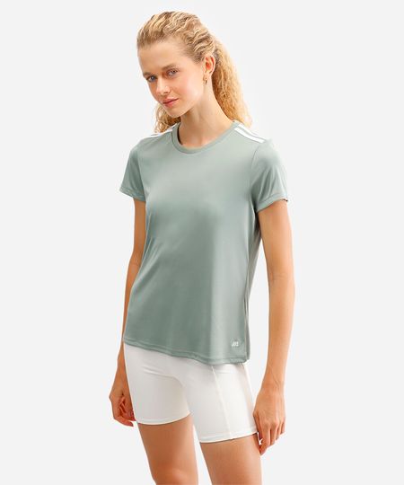 camiseta manga curta tiras esportiva ace verde G