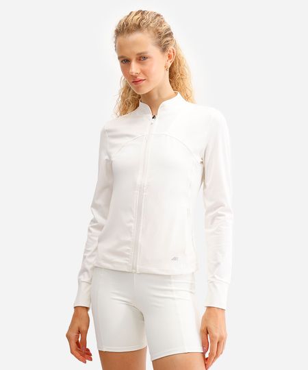 jaqueta gola alta esportiva ace off white G jaqueta gola alta esportiva ace off white G