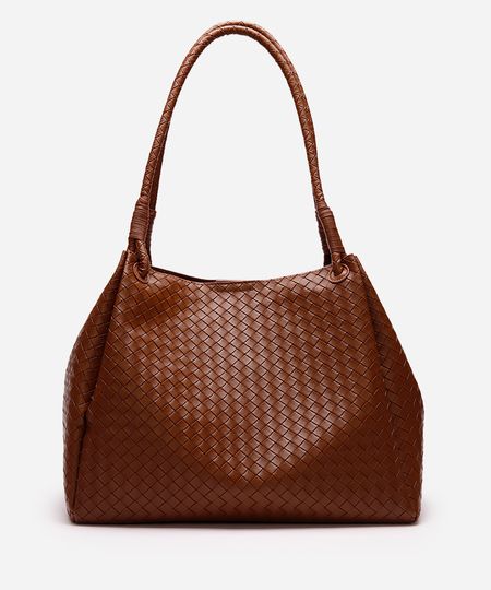 bolsa shoulder texturizada mindset - marrom escuro UNICO bolsa shoulder texturizada mindset - marrom escuro UNICO