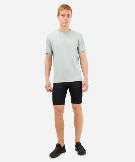 bermuda masculina esportiva ace de compressão preta M bermuda masculina esportiva ace de compressão preta M