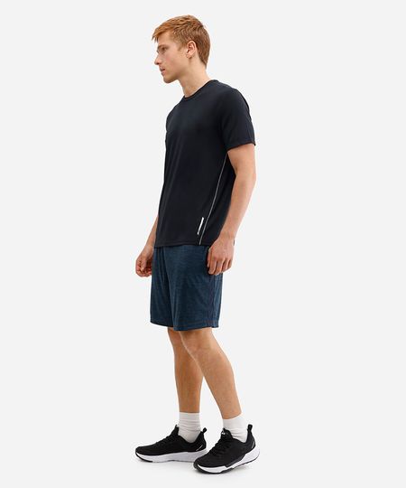 short masculino esportivo ace com bolso azul P