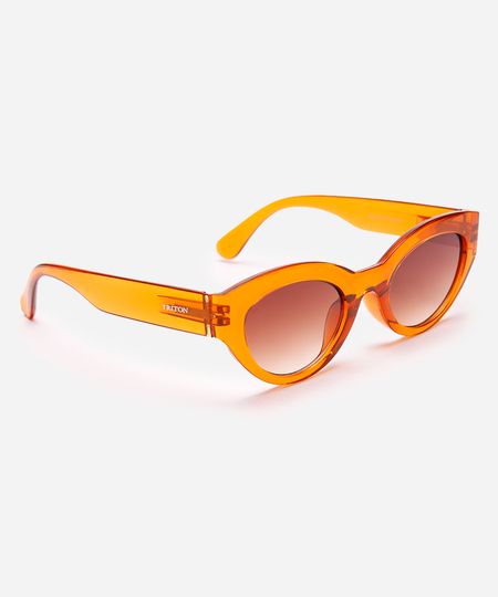 óculos de sol feminino gatinho triton laranja UNICO