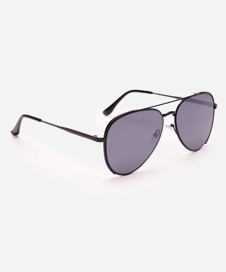 óculos de sol aviador masculino triton preto UNICO