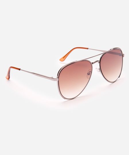 óculos de sol masculino aviador triton prateado UNICO