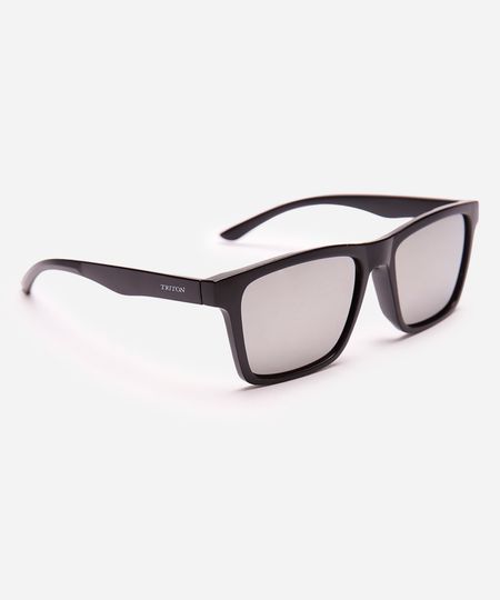 óculos de sol quadrado masculino triton preto UNICO