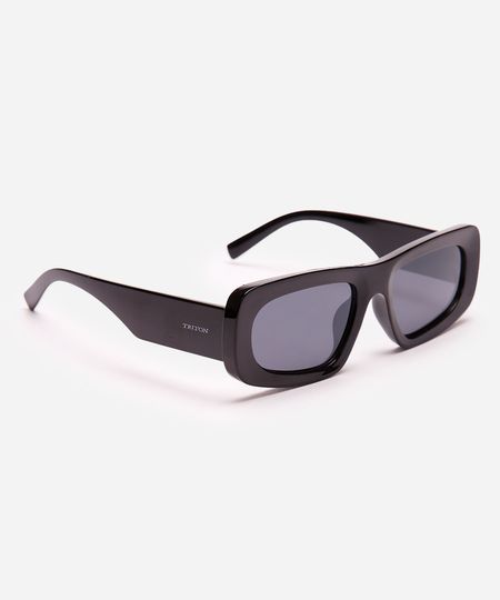 óculos de sol feminino quadrado triton preto UNICO