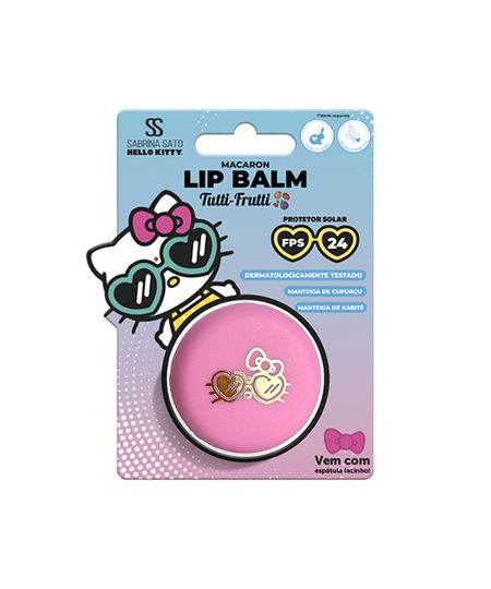 lip balm hello kitty sabrina sato tutti frutti 8g rosa UNICO lip balm hello kitty sabrina sato tutti frutti 8g rosa UNICO