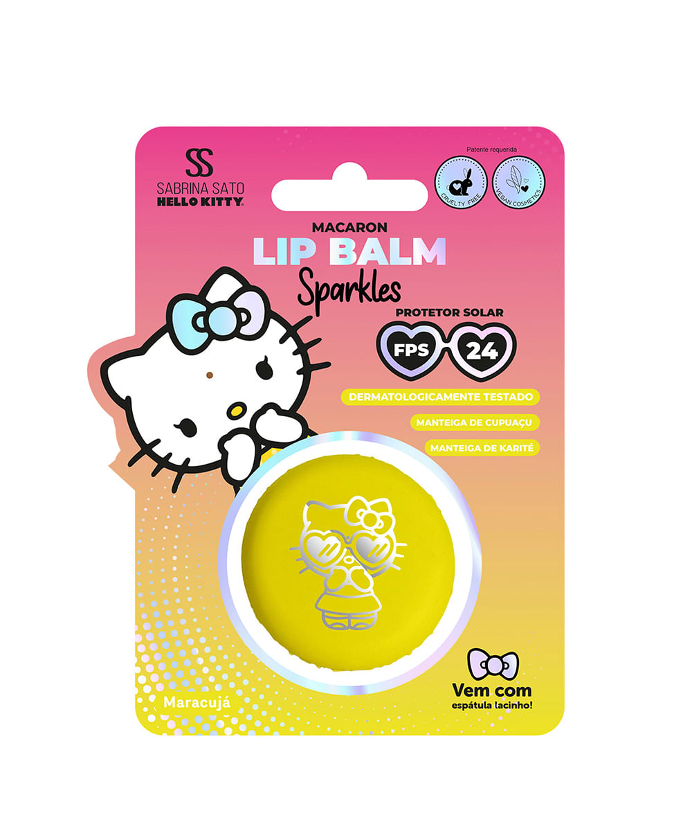 lip balm sparkles hello kitty sabrina sato maracujá amarelo lip balm sparkles hello kitty sabrina sato maracujá amarelo