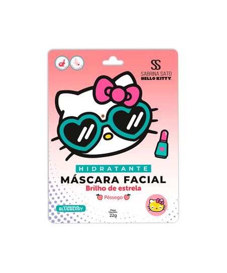 máscara facial hello kitty sabrina sato pêssego 22g UNICO máscara facial hello kitty sabrina sato pêssego 22g UNICO