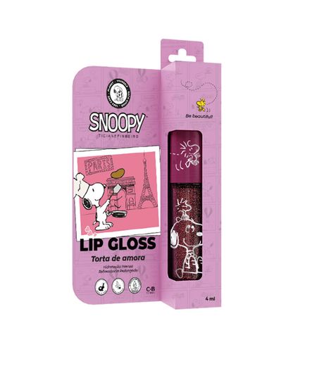 lip gloss snoopy ticiane pinheiro torta de amora roxo UNICO lip gloss snoopy ticiane pinheiro torta de amora roxo UNICO