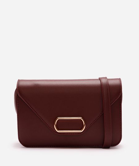 bolsa transversal estruturada vinho UNICO