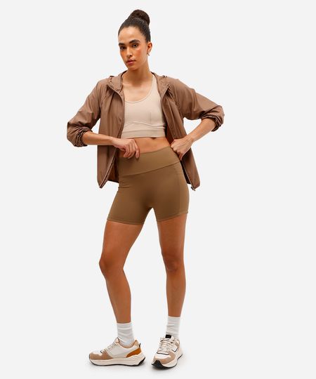 bermuda curta com bolsos esportiva ace marrom M