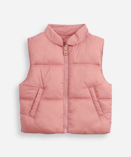 colete puffer infantil rosa 4 colete puffer infantil rosa 4