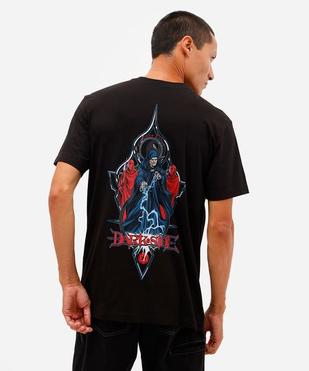 camiseta comfort masculina de algodão star wars darkside preta P