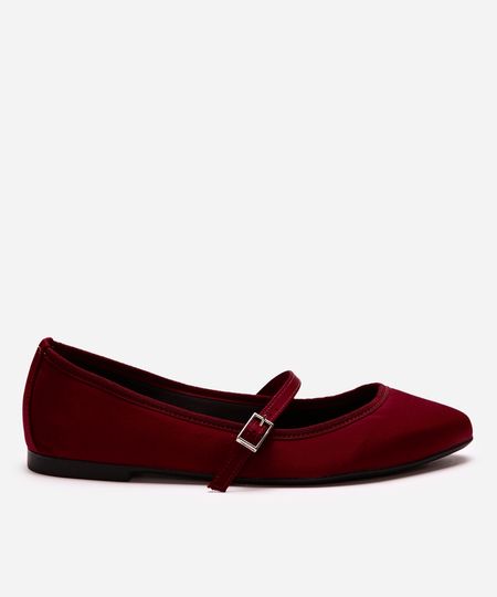 sapatilha boneca bico redondo mindset vinho 38 sapatilha boneca bico redondo mindset vinho 38