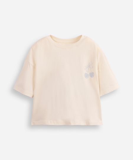 cropped de algodão juvenil charm and elegance bege 10