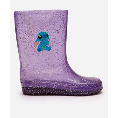 galocha infantil stitch lilás
