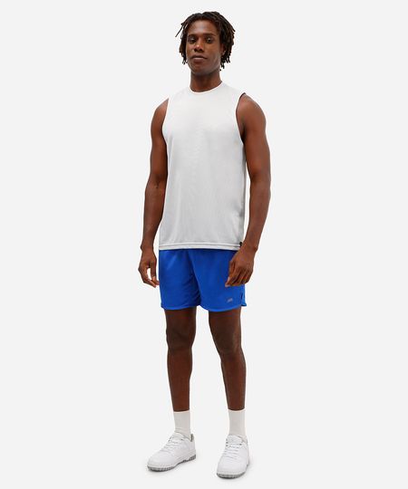 bermuda masculina esportiva ace texturizada azul P