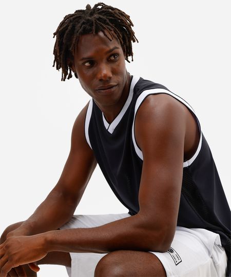 regata basquete esportiva ace gola v preta P
