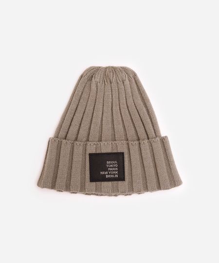 gorro juvenil texturizado verde UNICO
