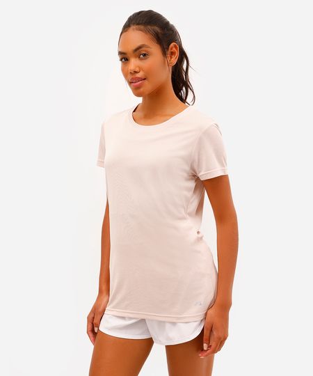 blusa esportiva ace manga curta rosa P blusa esportiva ace manga curta rosa P