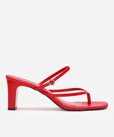 tamanco bico quadrado oneself vermelho 35 tamanco bico quadrado oneself vermelho 35