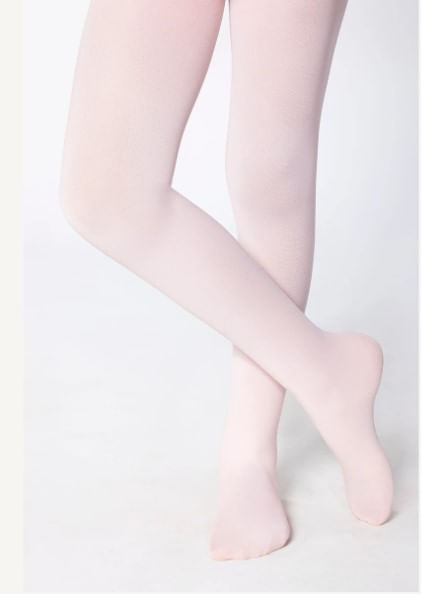 meia calça infantil fio 40 lupo rosa G