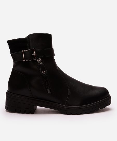 bota coturno cano curto mississipi preta 35 bota coturno cano curto mississipi preta 35