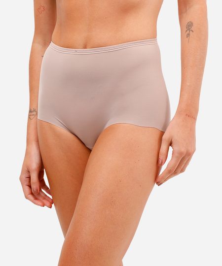 calcinha hot pant demillus bege P calcinha hot pant demillus bege P