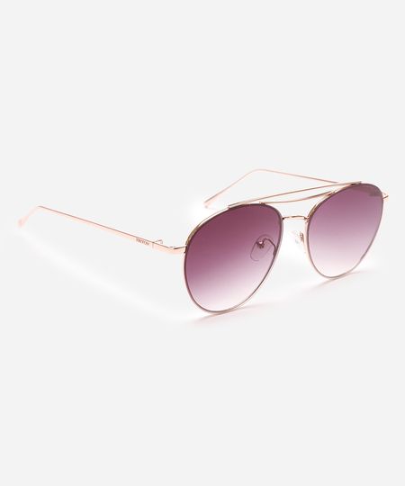 óculos de sol aviador triton unissex dourado UNICO