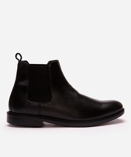 bota chelsea bico redondo preta 39 bota chelsea bico redondo preta 39