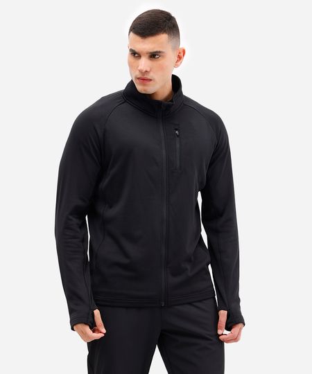 jaqueta masculina esportiva ace gola alta preta M