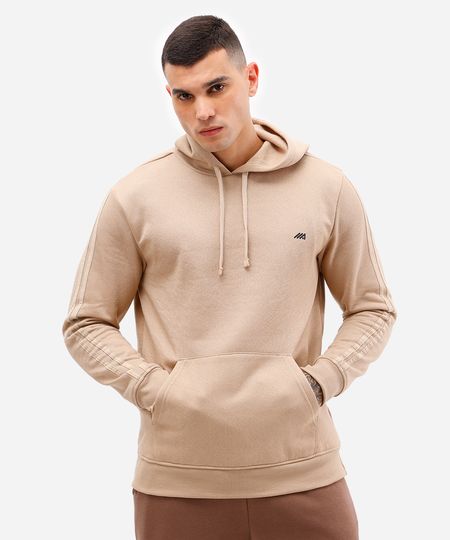 blusa de moletom com capuz ace - bege P blusa de moletom com capuz ace - bege P