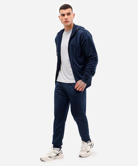 calça jogger com bolsos esportiva ace azul P