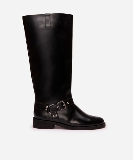 bota montaria com fivela oneself preta 34 bota montaria com fivela oneself preta 34