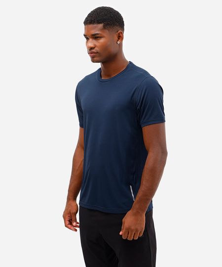 camiseta quadriculada esportiva ace azul G