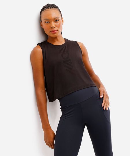 cropped feminino esportivo ace preto P