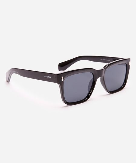 óculos de sol quadrado triton preto UNICO óculos de sol quadrado triton preto UNICO