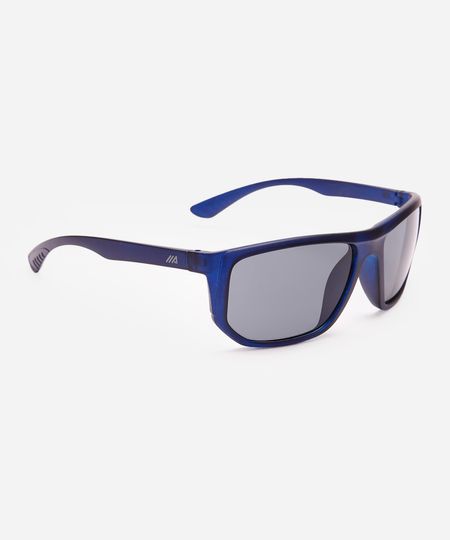 óculos de sol esportivo azul UNICO