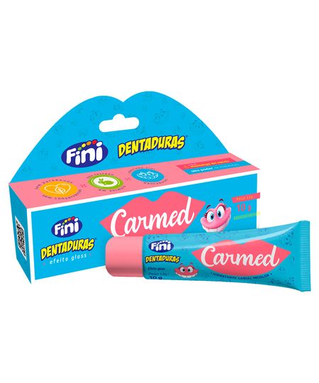 hidratante labial carmed fini dentadura 10g transparente UNICO hidratante labial carmed fini dentadura 10g transparente UNICO