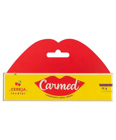 hidratante labial carmed cereja 10g transparente UNICO hidratante labial carmed cereja 10g transparente UNICO