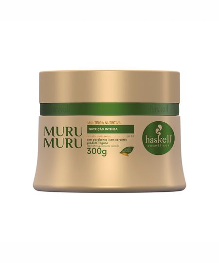 manteiga nutritiva haskell cosméticos murumuru 300g 300 ML manteiga nutritiva haskell cosméticos murumuru 300g 300 ML