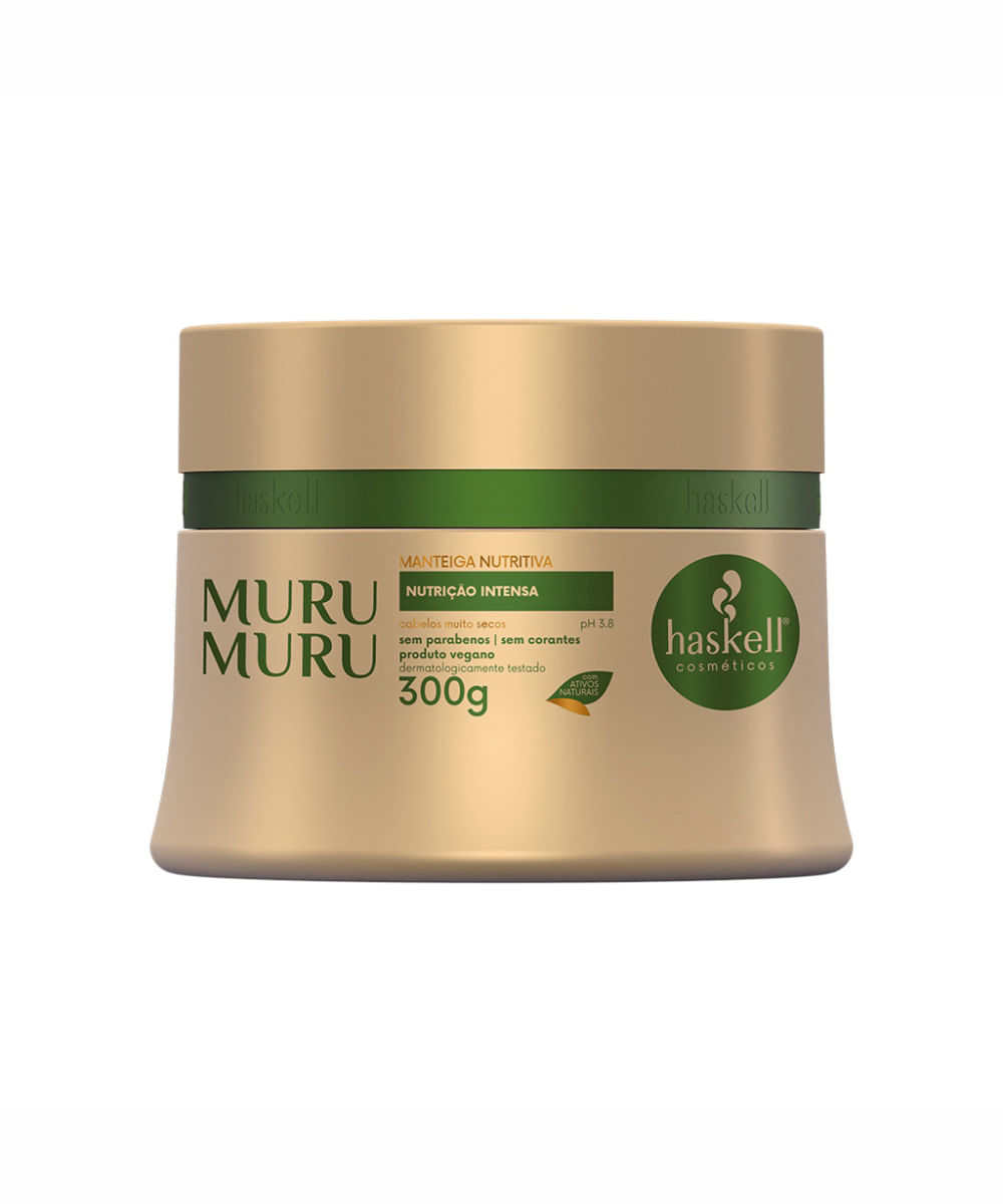 manteiga nutritiva haskell cosméticos murumuru 300g